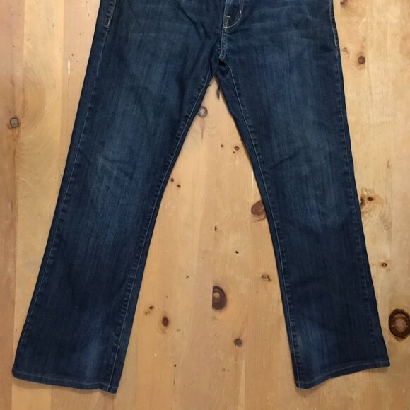 William Rast Men’s Boot Cut Jeans – Size 31x30, Dark Wash Denim (Style 008737) - Picture 7 of 8